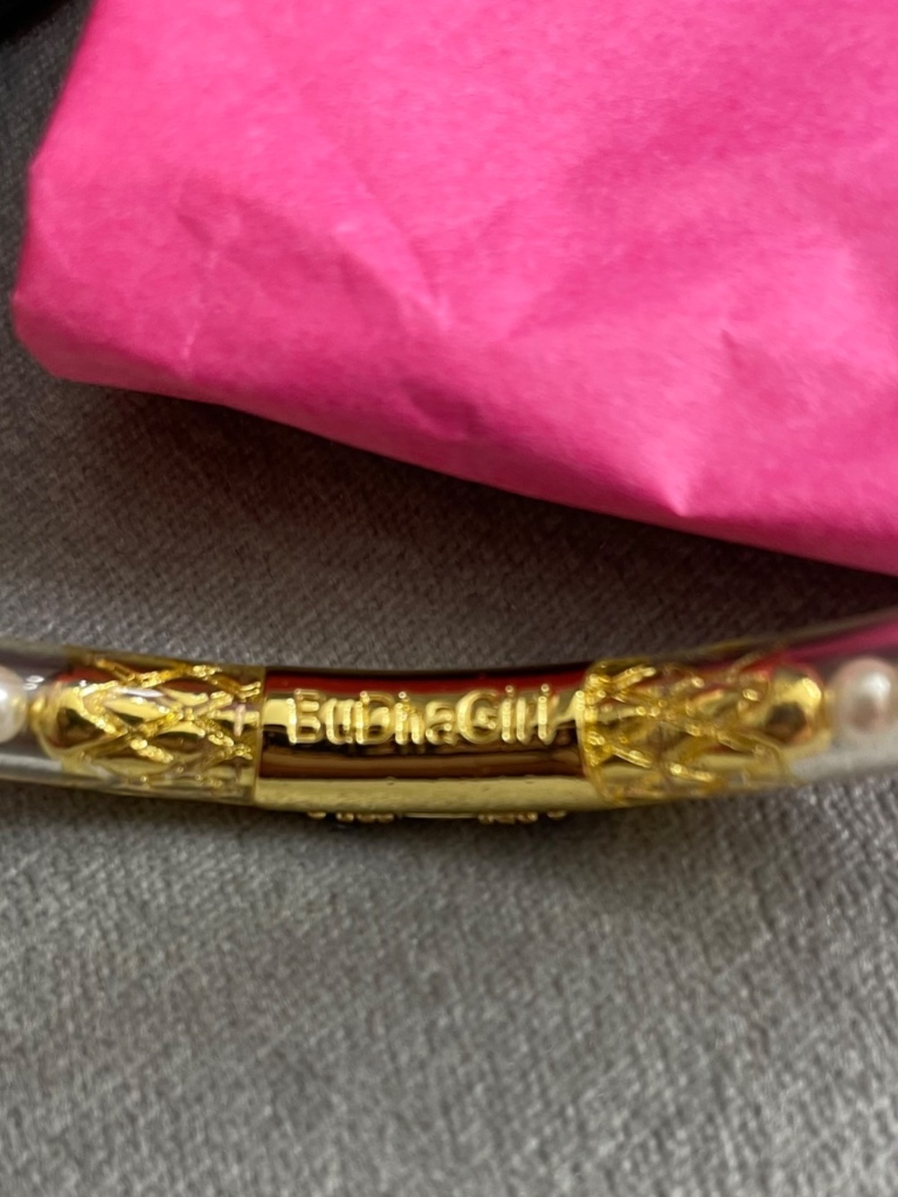 Budhagirl NEW Three Queens AWB bangle - Pearl (M) - Picture 3 of 4